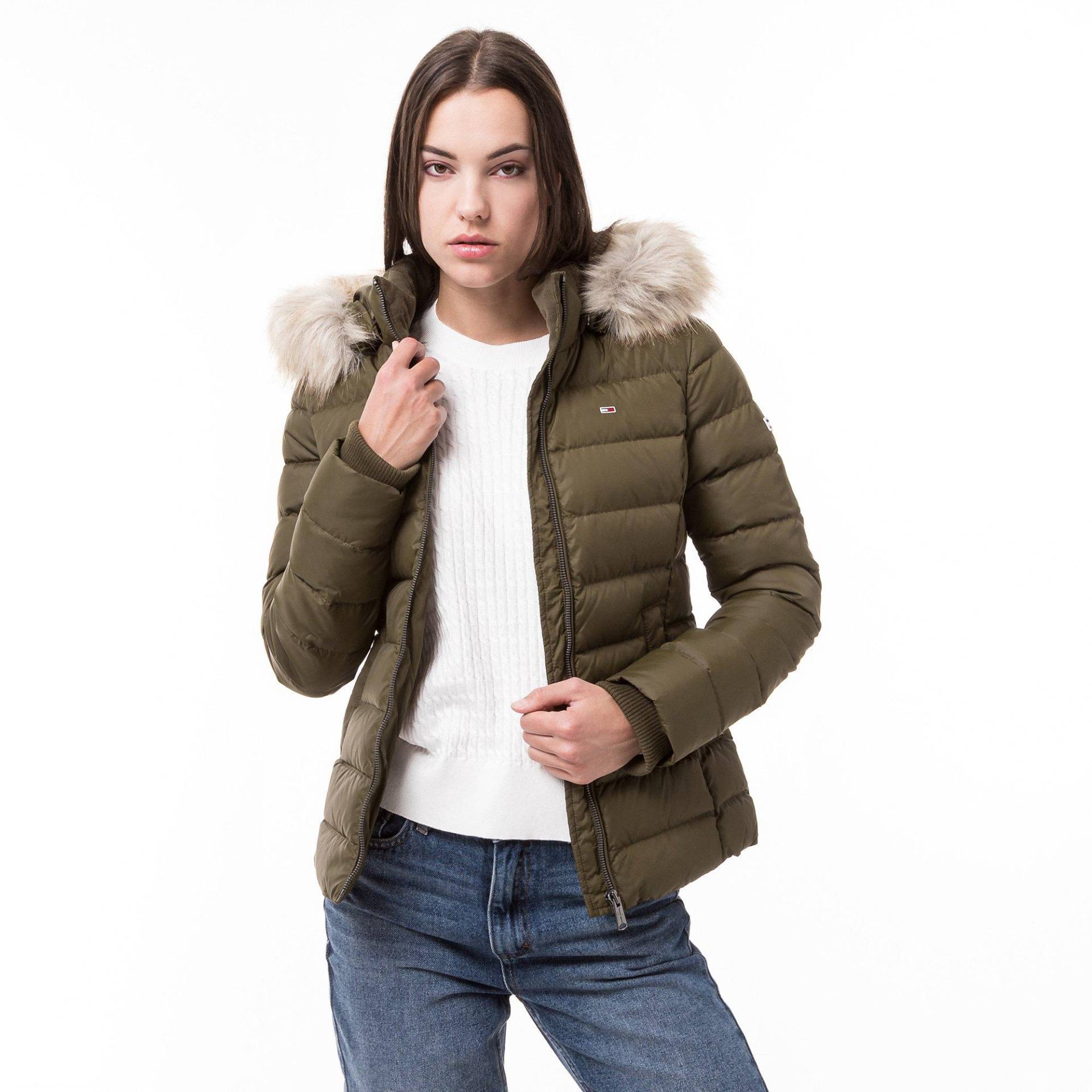 Jacke Damen Grün L von TOMMY JEANS