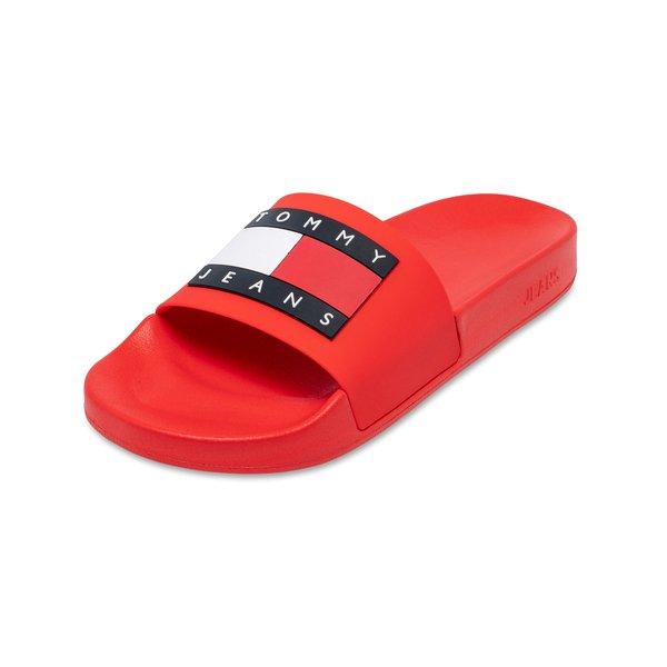 Tommy Jeans - Badesandalen, für Herren, Rot, Größe 44 von Tommy Jeans