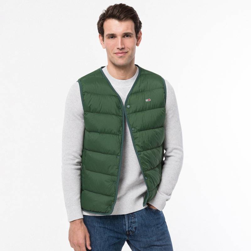 Daunenjacke Ohne Kapuze Herren Grün XL von TOMMY JEANS