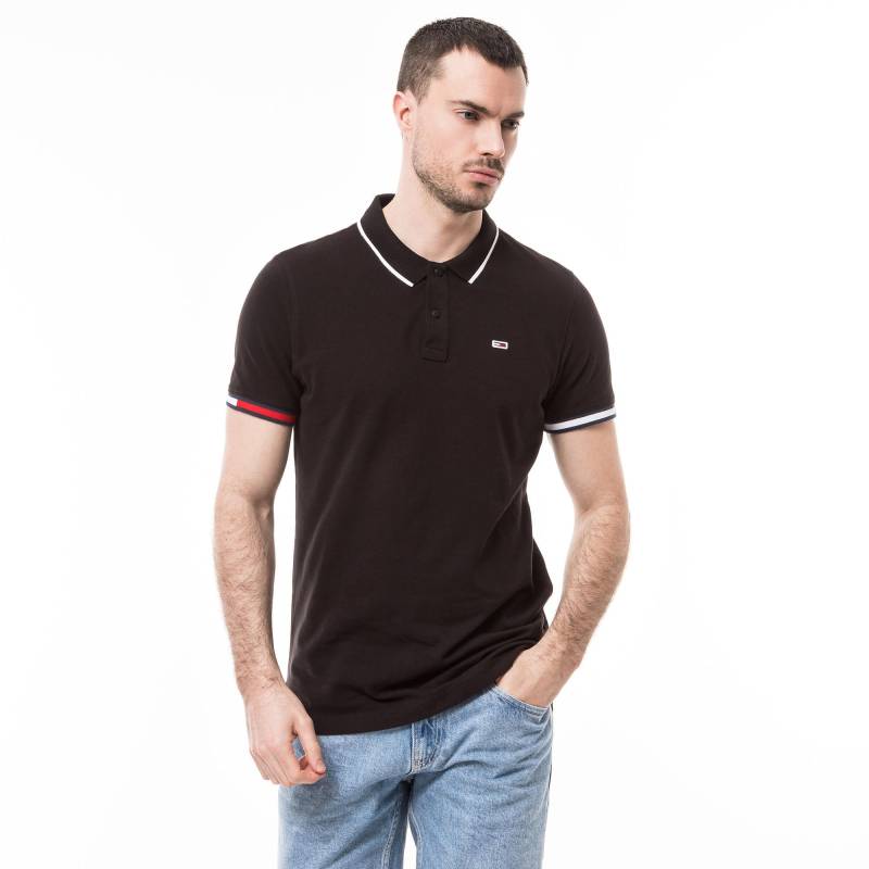 Poloshirt, Kurzarm Herren Black M von TOMMY JEANS