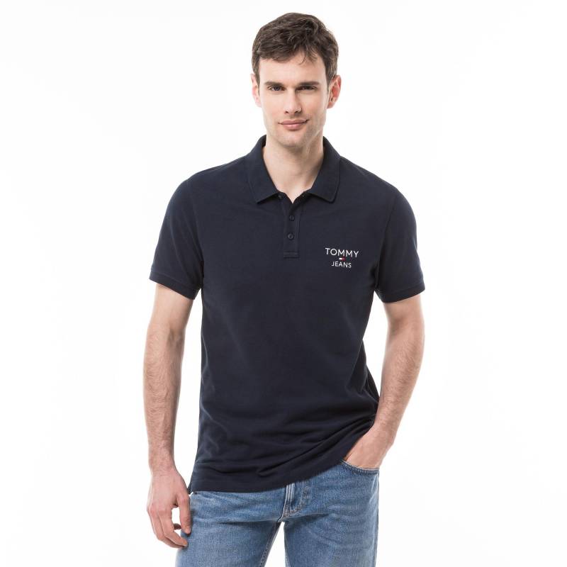 Poloshirt, Kurzarm Herren Marine L von TOMMY JEANS