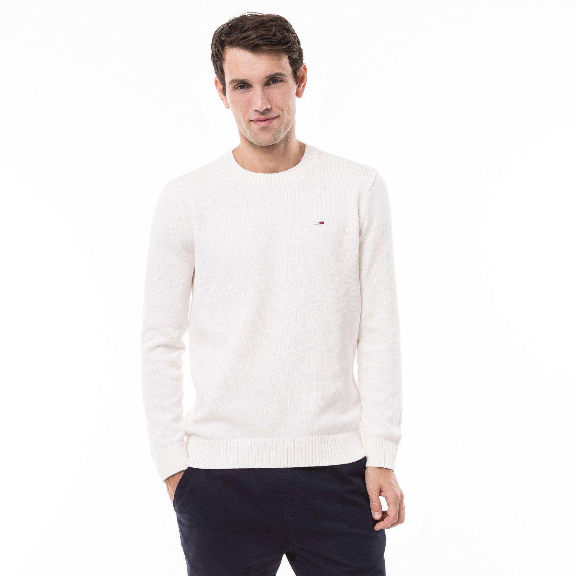 Sweatshirt Herren Weiss L von TOMMY JEANS