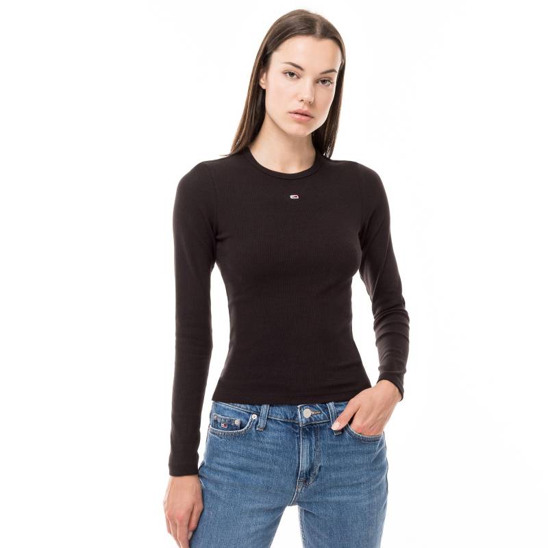 T-shirt Damen Black L von TOMMY JEANS