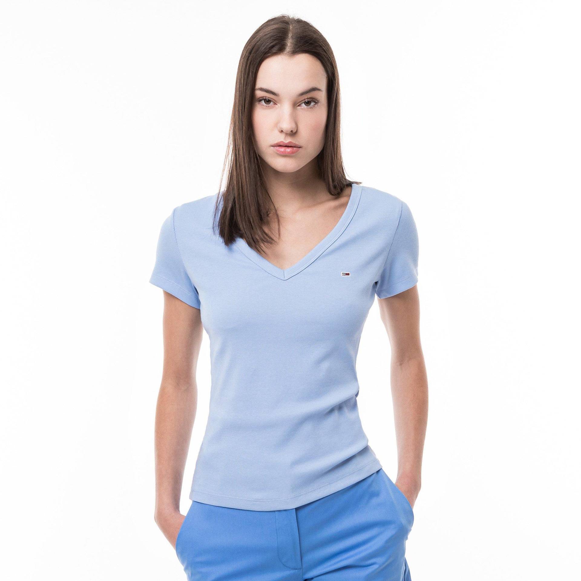T-shirt Damen Blau  XS von TOMMY JEANS