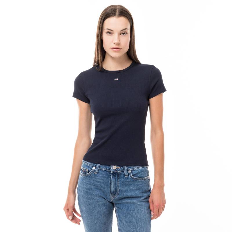 T-shirt Damen Dunkelblau L von TOMMY JEANS