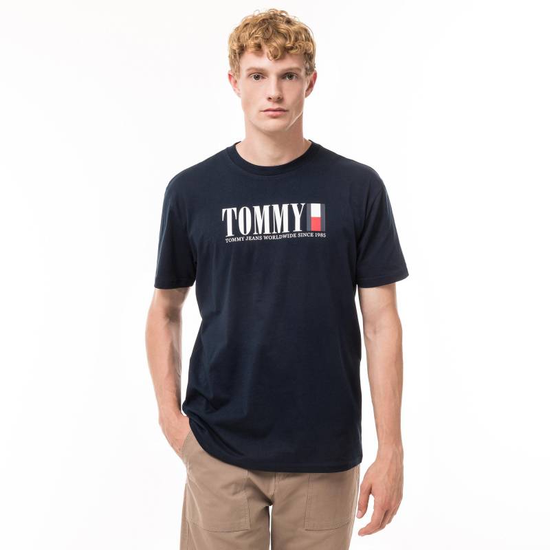 T-shirt Herren Marine L von TOMMY JEANS