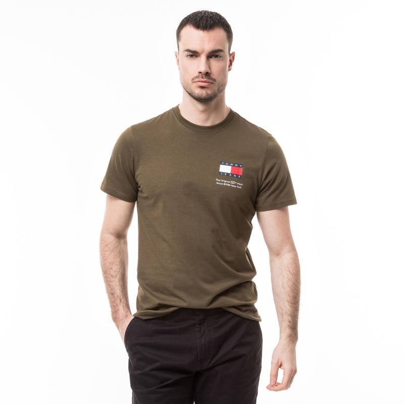 T-shirt Herren Olivegrün L von TOMMY JEANS