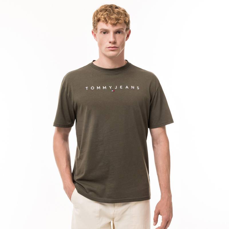 T-shirt Herren Olivegrün XXL von TOMMY JEANS