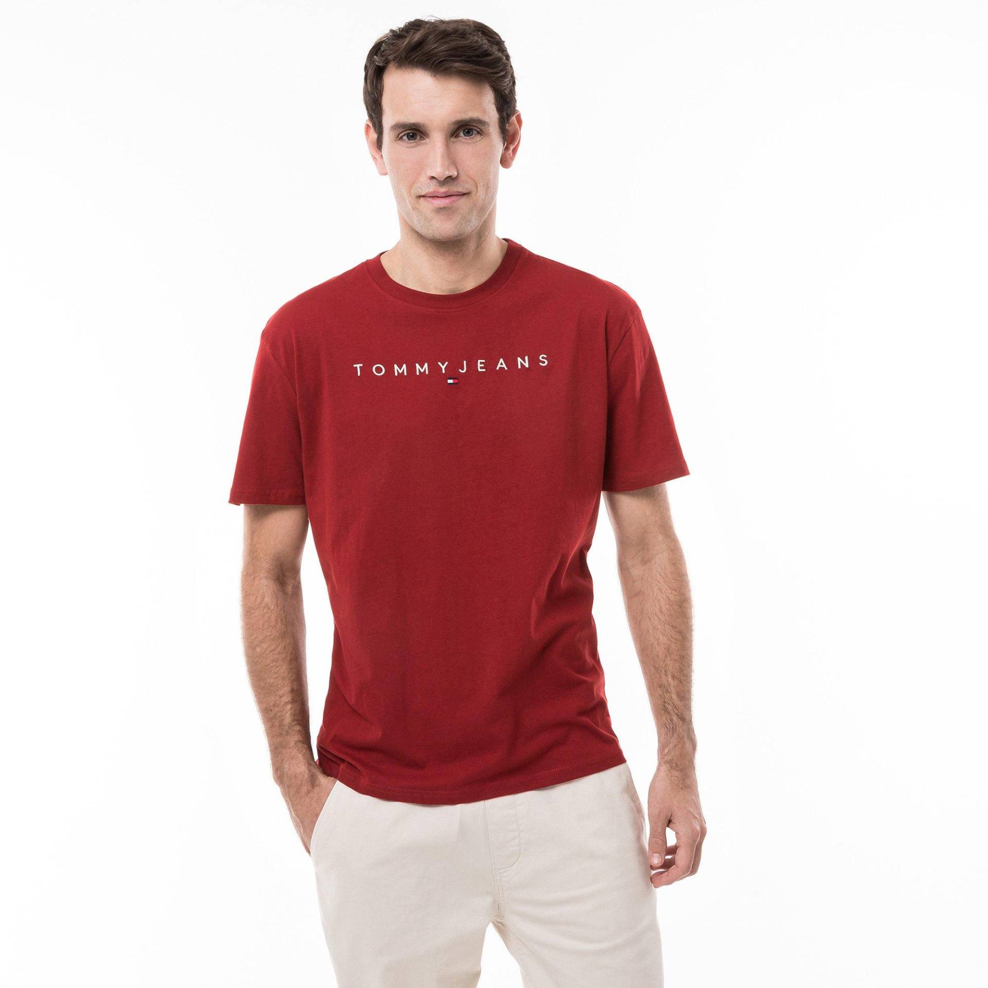 T-shirt Herren Rot L von TOMMY JEANS