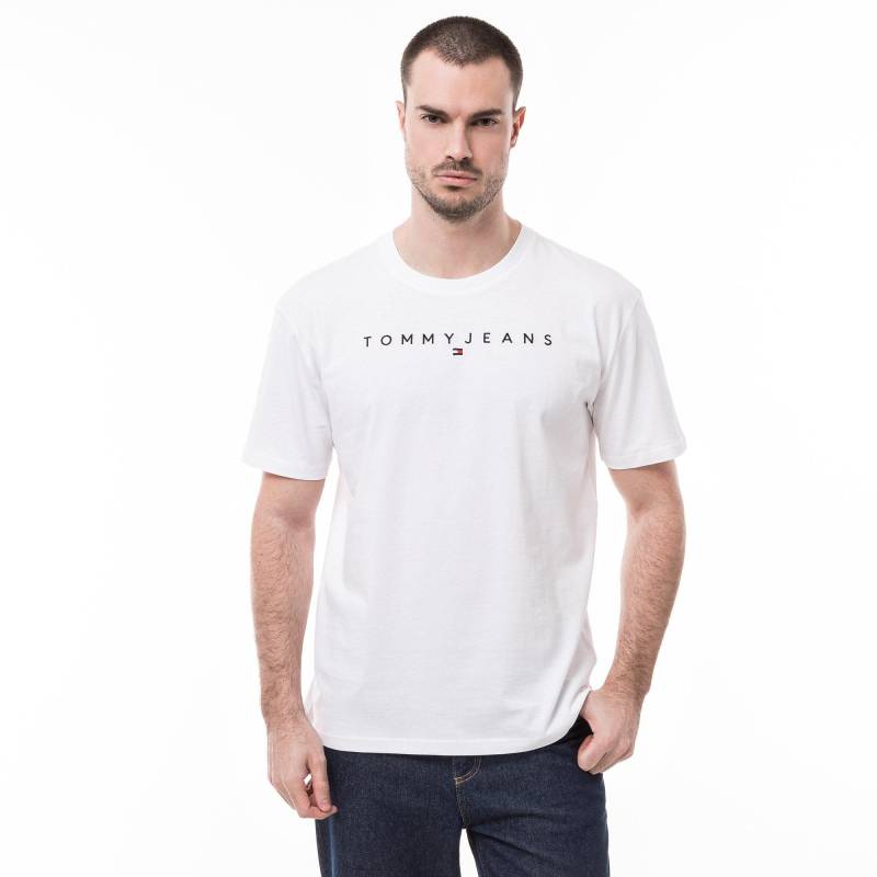 T-shirt Herren Weiss L von TOMMY JEANS