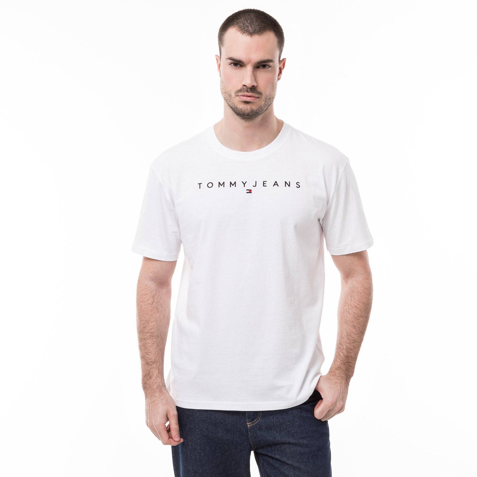 T-shirt Herren Weiss S von TOMMY JEANS