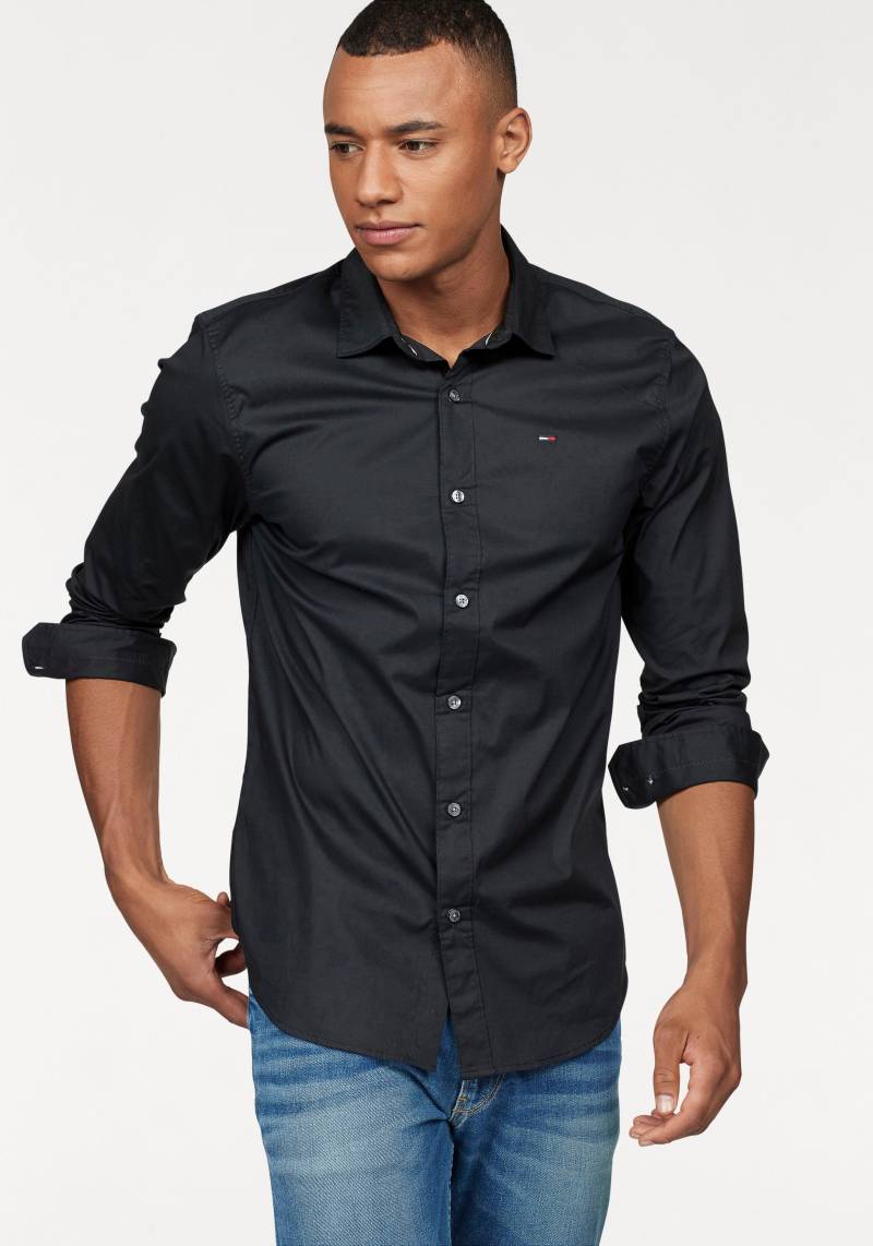 Tommy Jeans Langarmhemd »Sabim Stretch Hemd Shirt«, Stretch Hemd, Premium, Slim Fit, mit Elasthan von Tommy Jeans