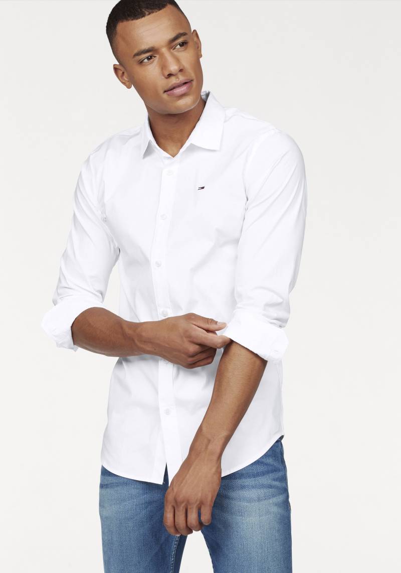 Tommy Jeans Langarmhemd »Sabim Stretch Hemd Shirt«, Stretch Hemd, Premium, Slim Fit, mit Elasthan von Tommy Jeans