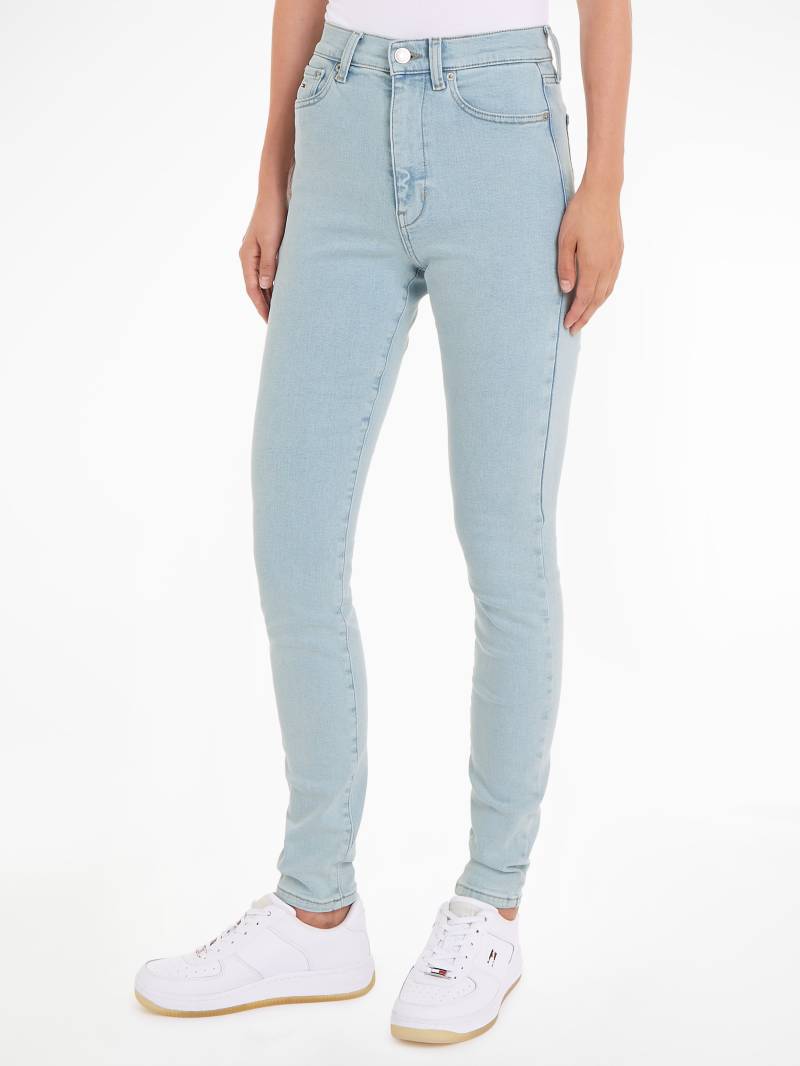 Tommy Jeans Bequeme Jeans »Sylvia Skinny Slim Jeans Hohe Leibhöhe«, mit Ledermarkenlabel von TOMMY JEANS