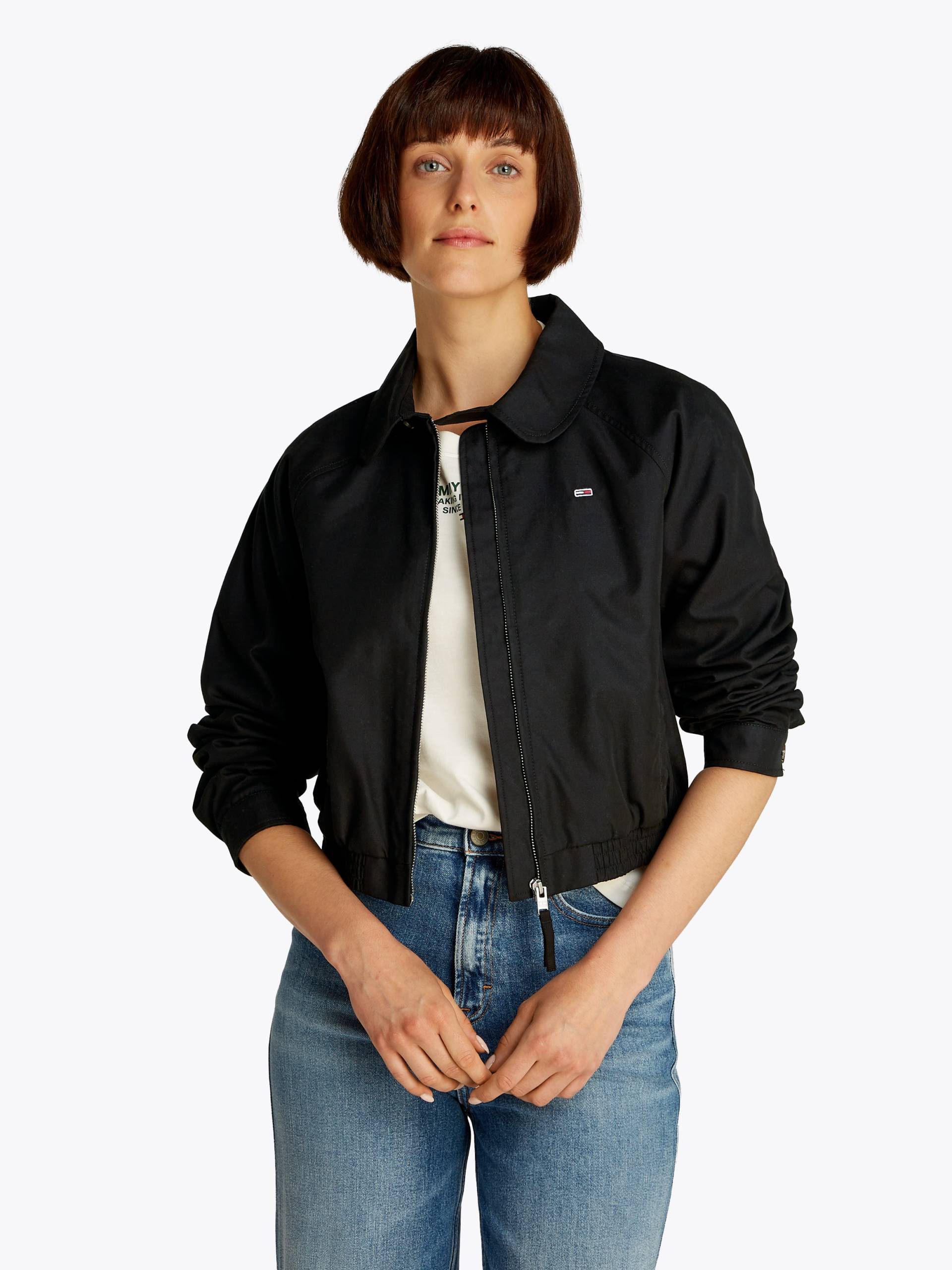 Tommy Jeans Blouson »TJW COTTON JACKET EXT«, mit kurzem Schnitt, mit Raglanärmeln Tommy Jeans Blouson »TJW COTTON JACKET EXT«, mit kurzem Schnitt, mit Raglanärmeln von TOMMY JEANS