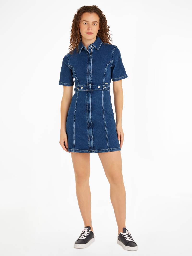 Tommy Jeans Blusenkleid »FLARED SS DRESS CH4253«, in modischer Flared Form von TOMMY JEANS