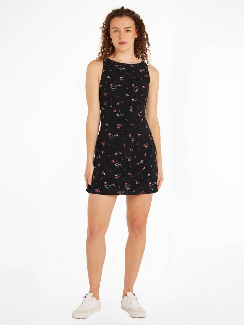 Tommy Jeans Blusenkleid »TJW BLACK FLORAL RACER DRESS«, mit Blumenprint, modische Racer Form von TOMMY JEANS