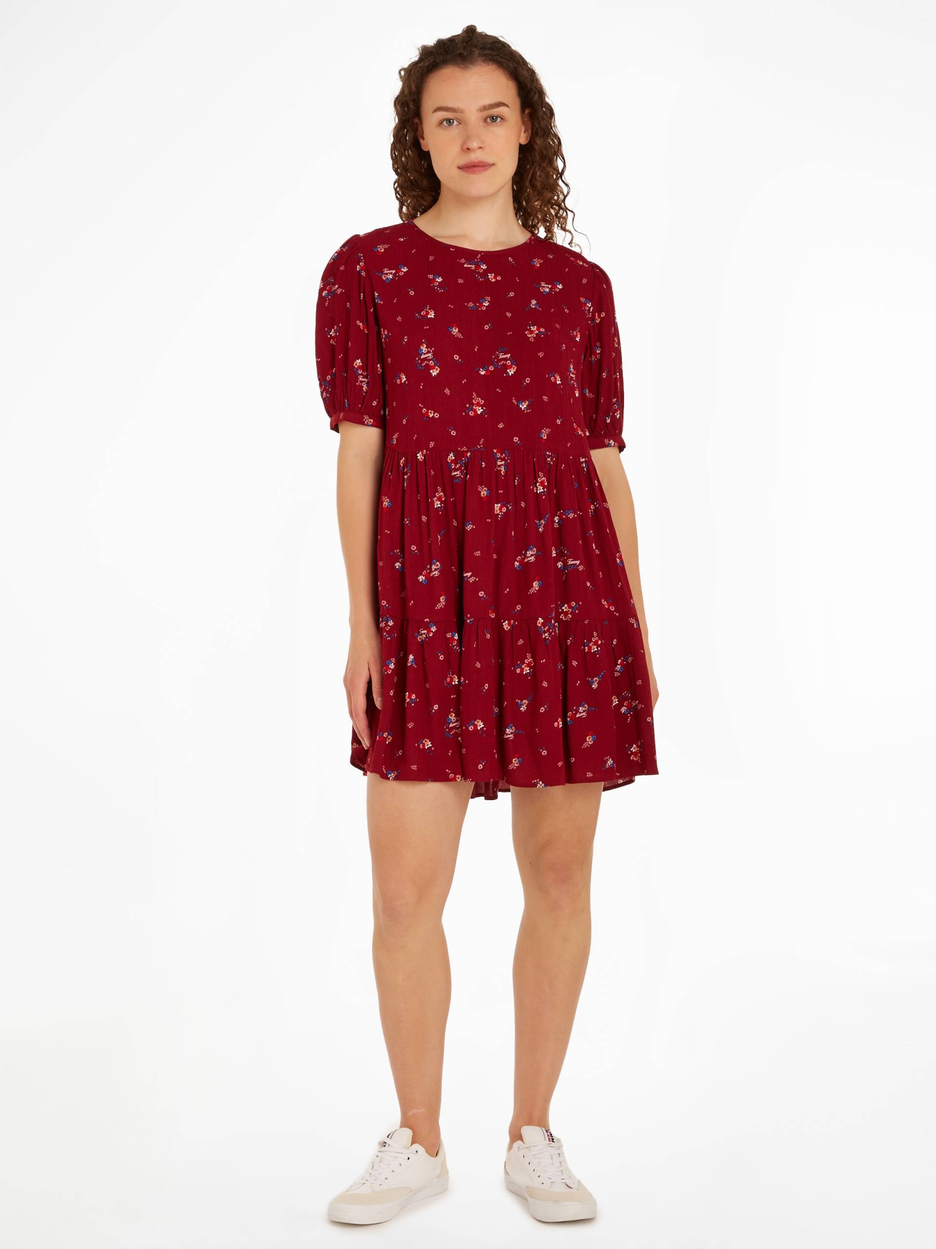 Tommy Jeans Blusenkleid »TJW FLORAL TIERED ALINE DRESS«, mit Blumenprint Tommy Jeans Blusenkleid »TJW FLORAL TIERED ALINE DRESS«, mit Blumenprint von TOMMY JEANS