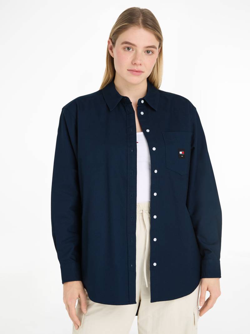 Tommy Jeans Blusentop »TJW BADGE BOYFRIEND SHIRT«, mit Logostickerei von TOMMY JEANS