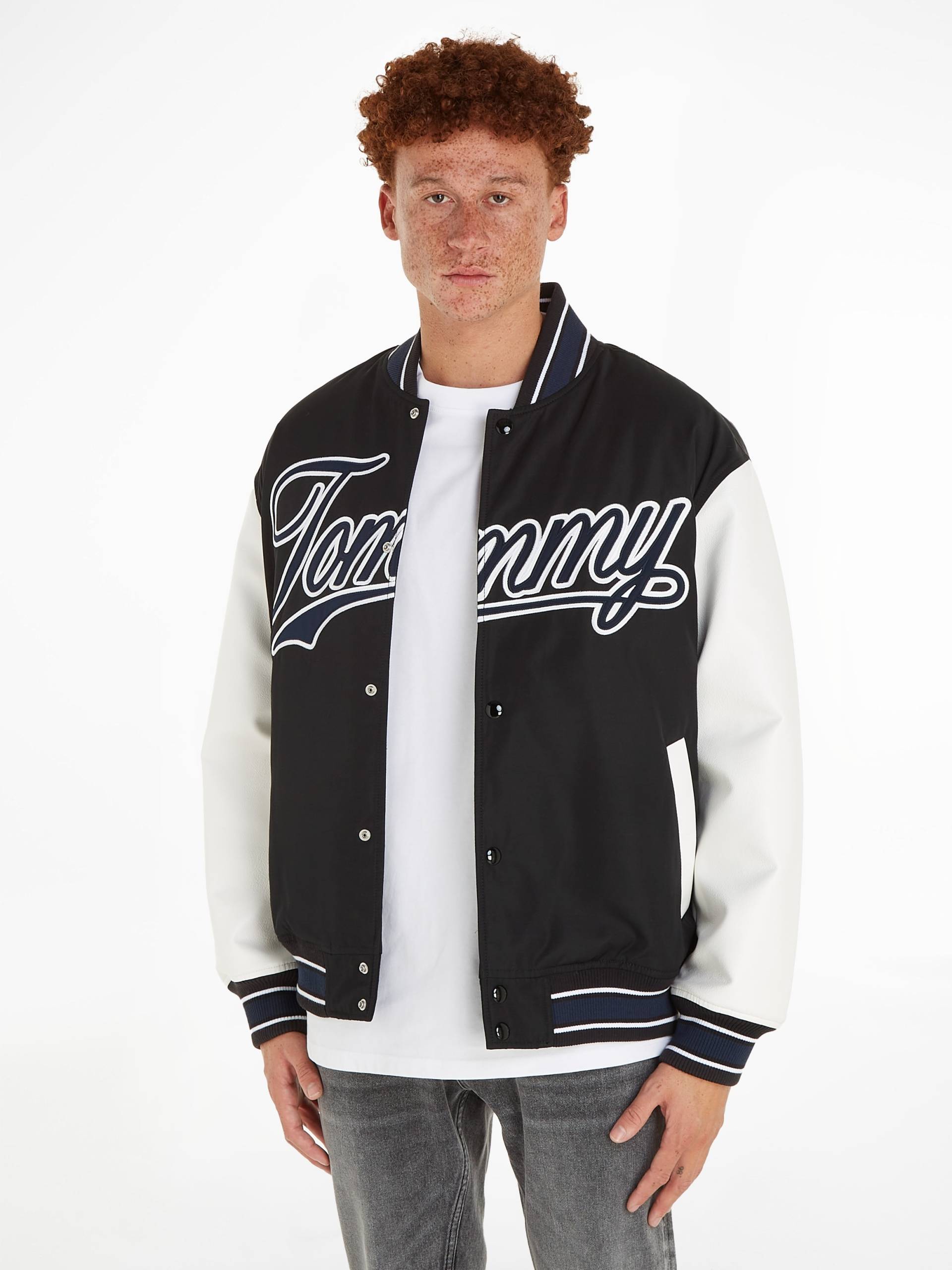 Tommy Jeans Collegejacke »TJM LETTERMAN JACKET EXT«, mit Tommy-Schriftzug Tommy Jeans Collegejacke »TJM LETTERMAN JACKET EXT«, mit Tommy-Schriftzug von TOMMY JEANS