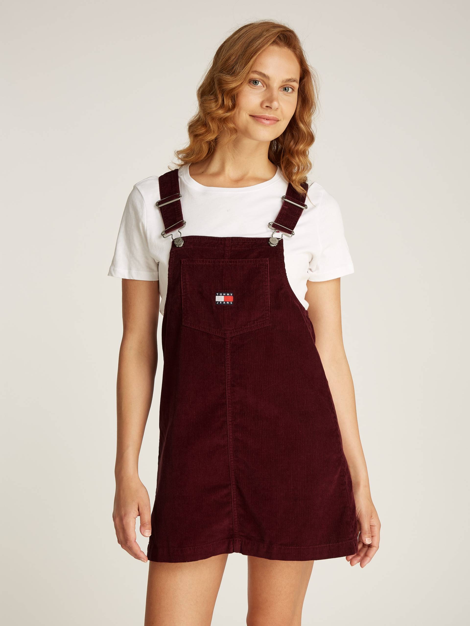 Tommy Jeans Cordkleid »TJW FINE CORD PINAFORE DRESS«, aus Feincord von TOMMY JEANS