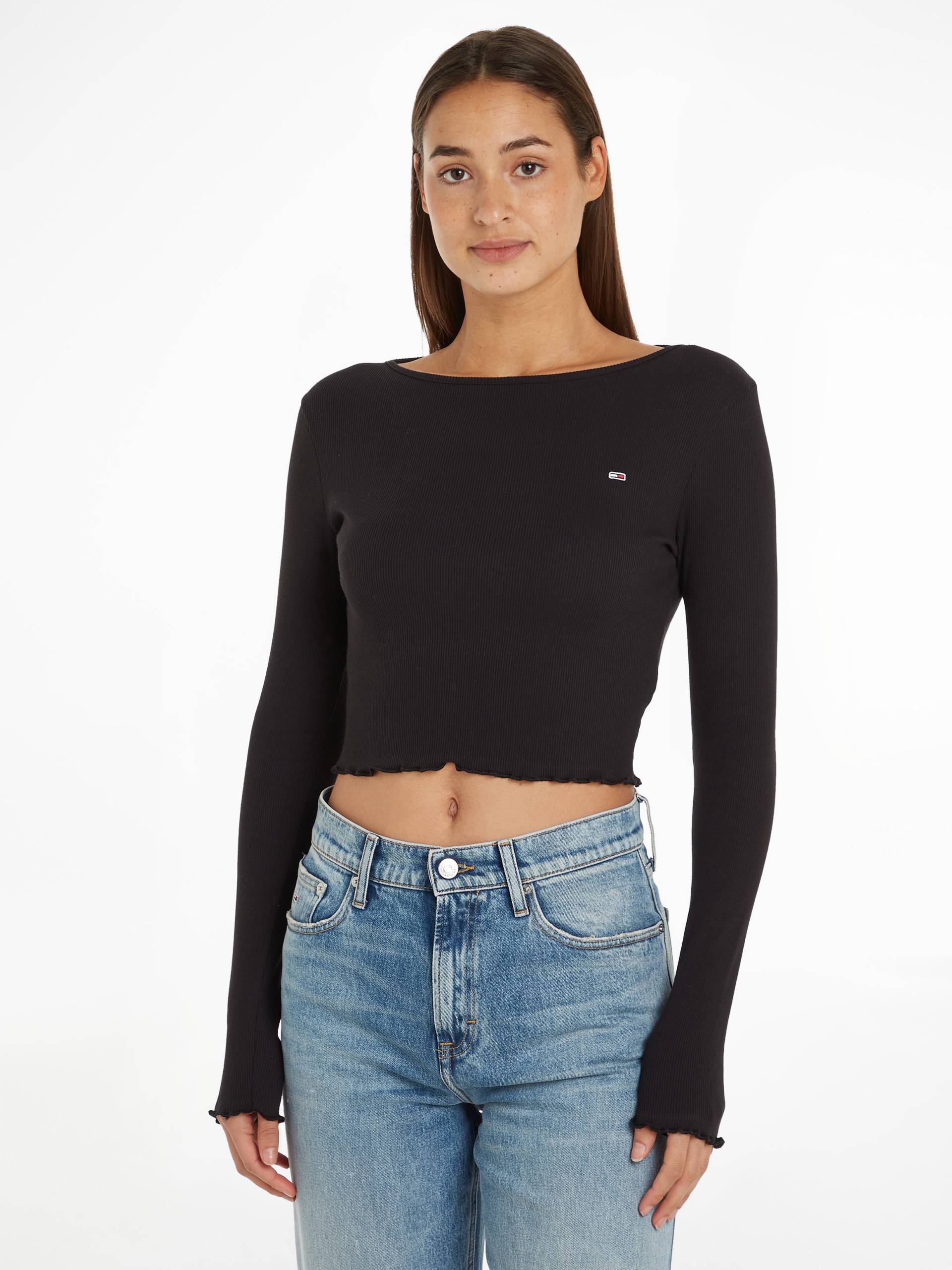 Tommy Jeans Crop-Top, mit Logo-Prägung an der Brust von TOMMY JEANS