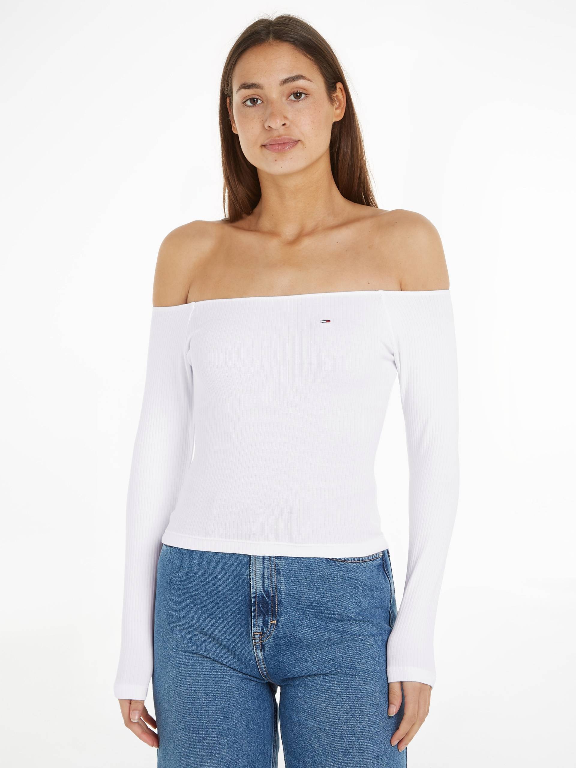 Tommy Jeans Crop-Top, mit Tommy Jeans Markenlabel von TOMMY JEANS