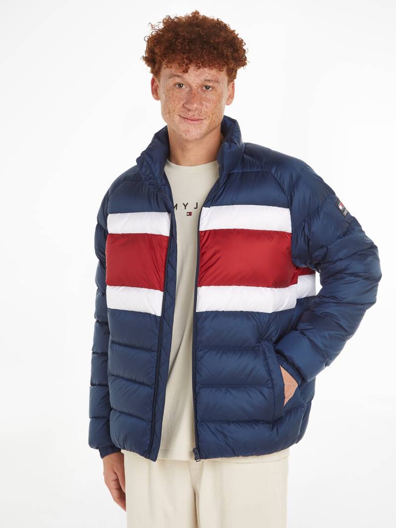 Tommy Jeans Daunenjacke »TJM BLOCK STRIPE LT DOWN JKT EXT«, mit Colourblock-Streifen von TOMMY JEANS