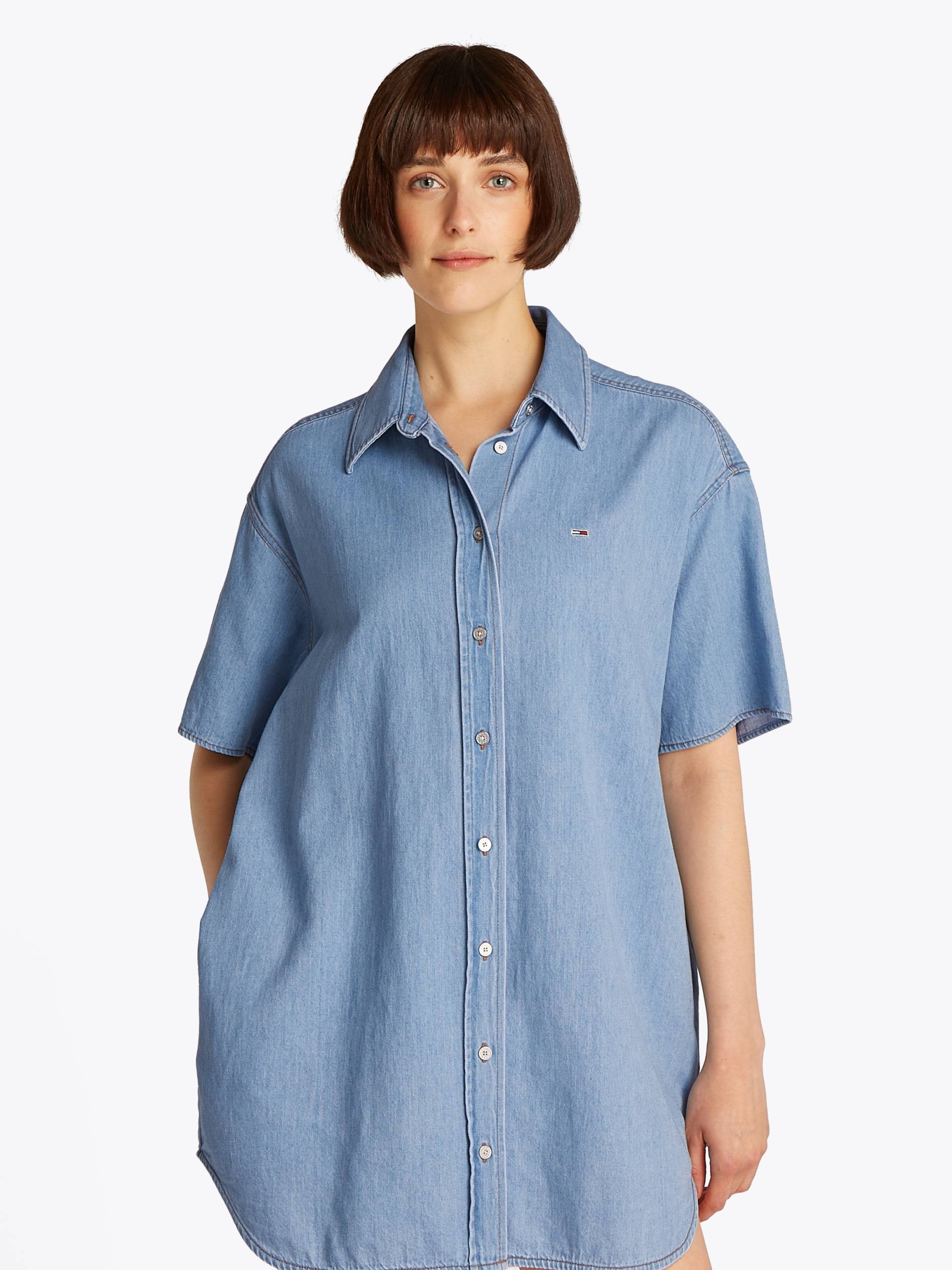 Tommy Jeans Hemdblusenkleid »SS SHIRT DRESS EXT«, mit Kurzarm von TOMMY JEANS