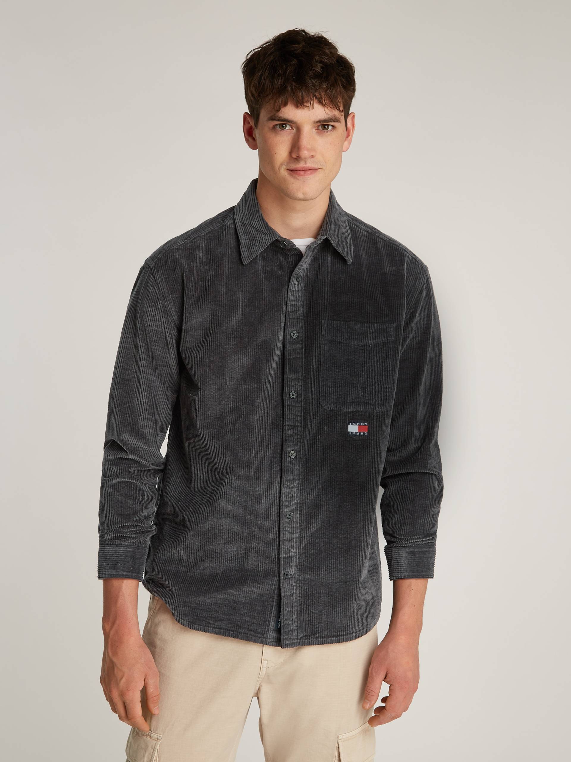 Tommy Jeans Hemdjacke »TJM RLX CHUNKY CORD SHIRT«, in Cord-Optik von TOMMY JEANS