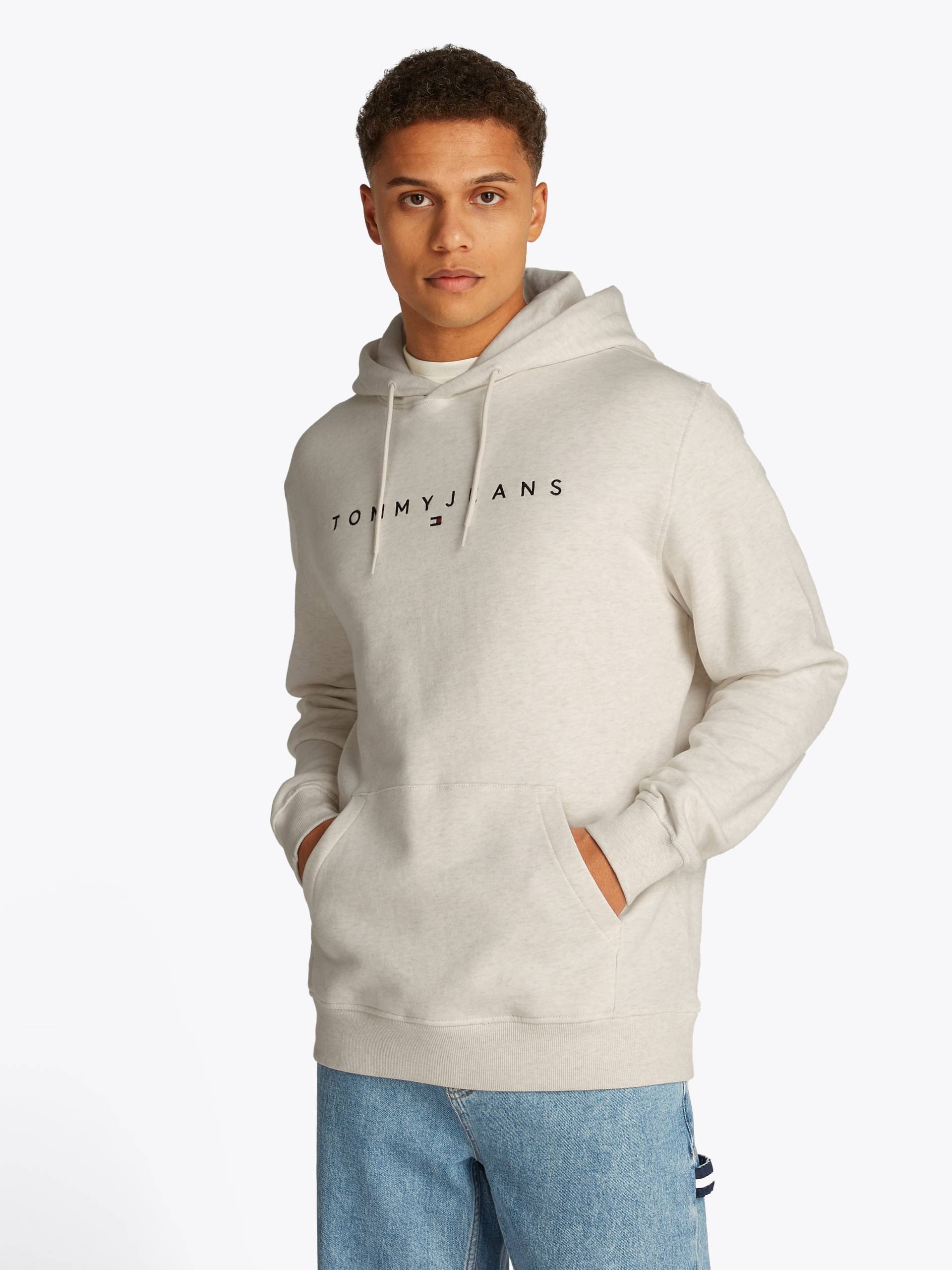 Tommy Jeans Hoodie »TJM REG LINEAR LOGO HOODIE EXT«, mit Logo-Stickerei von TOMMY JEANS