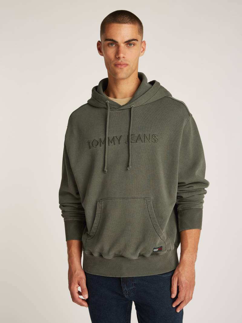 Tommy Jeans Hoodie »TJM RLX TJ LABEL HOODIE«, mit grosser Logostickerei von TOMMY JEANS