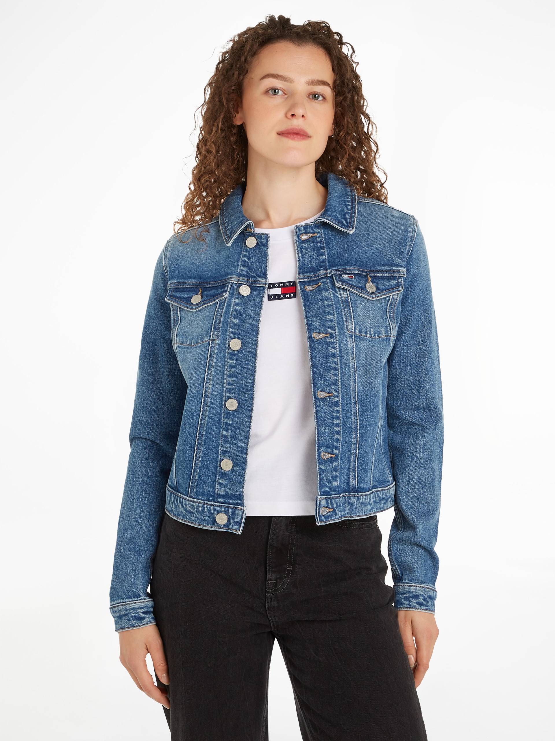 Tommy Jeans Jeansjacke »VIVIANNE SKN JACKET CH8132«, mit Tommy Jeans Markenlabel von TOMMY JEANS