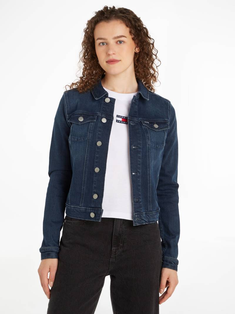 Tommy Jeans Jeansjacke »VIVIANNE SKN JACKET CH8168«, mit Tommy Jeans Flagge von TOMMY JEANS