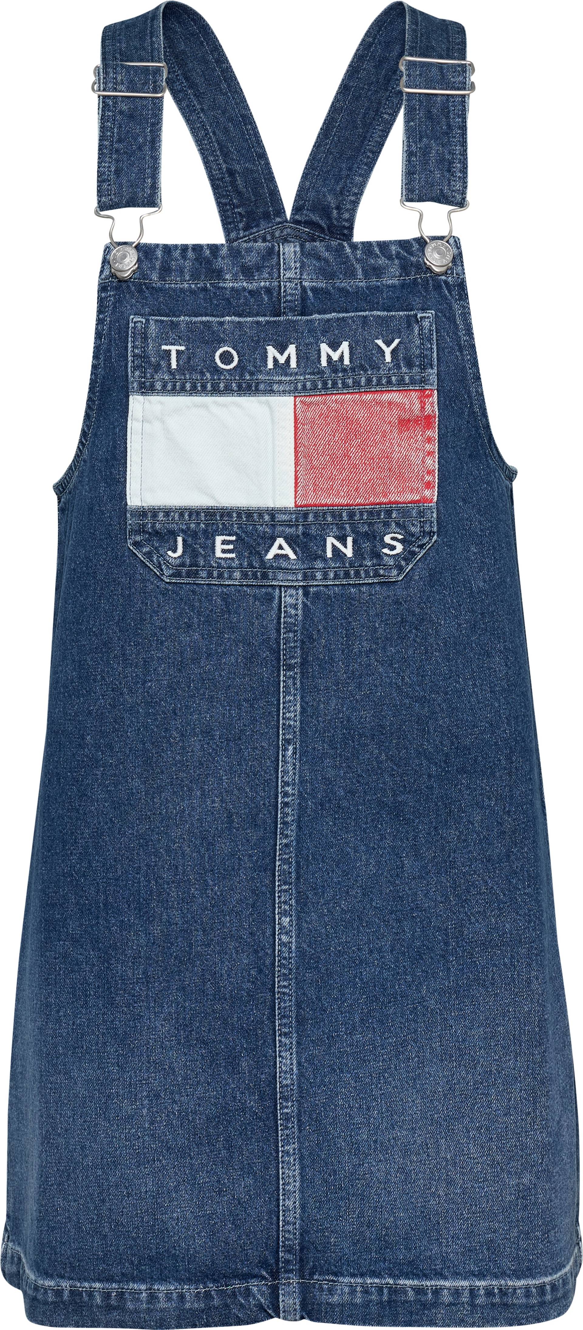 Tommy Jeans Jeanskleid »PINAFORE DRESS DH6031 EXT«, mit grossem Logo von TOMMY JEANS