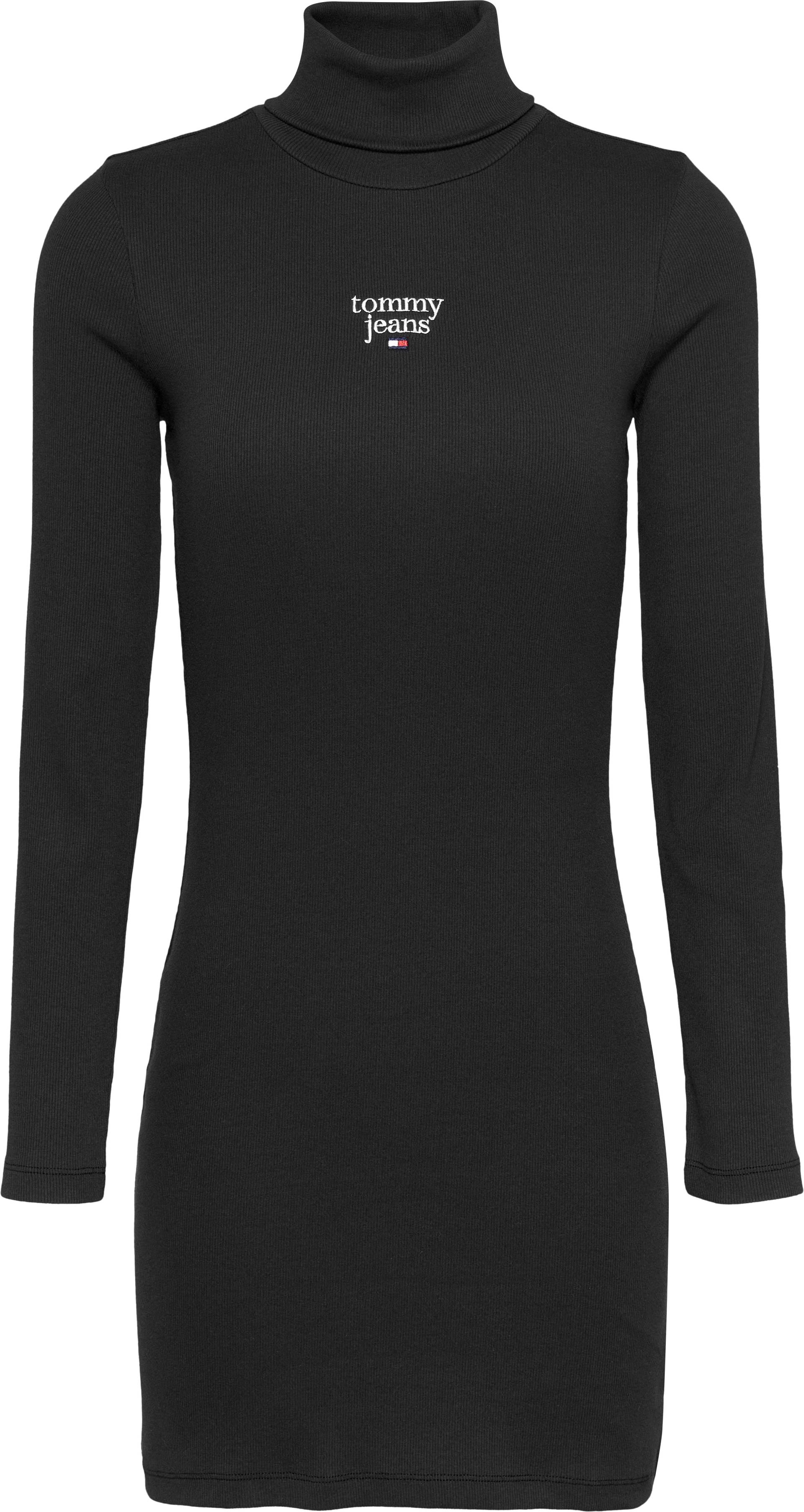 Tommy Jeans Jerseykleid »TJW ESSENTIAL TURTLENECK BODYCON«, mit gerippter Struktur, Logostickerei von TOMMY JEANS