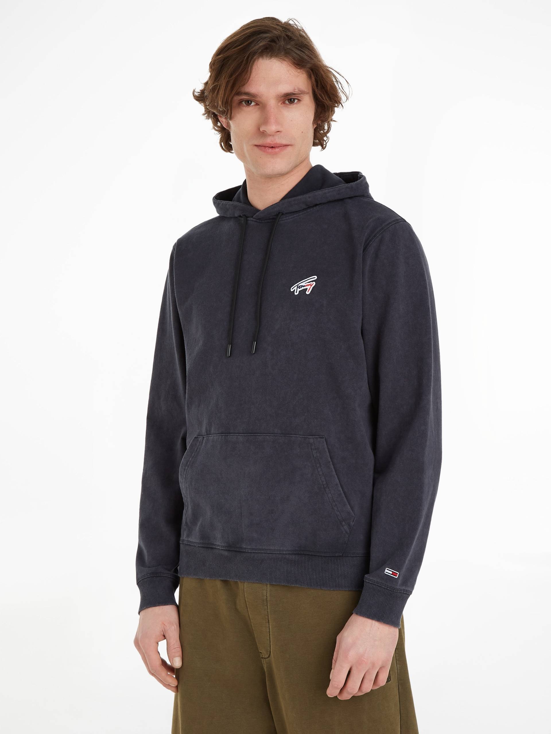 Tommy Jeans Kapuzensweatshirt »TJM REG WASHED SIGNATURE HOODIE« von TOMMY JEANS