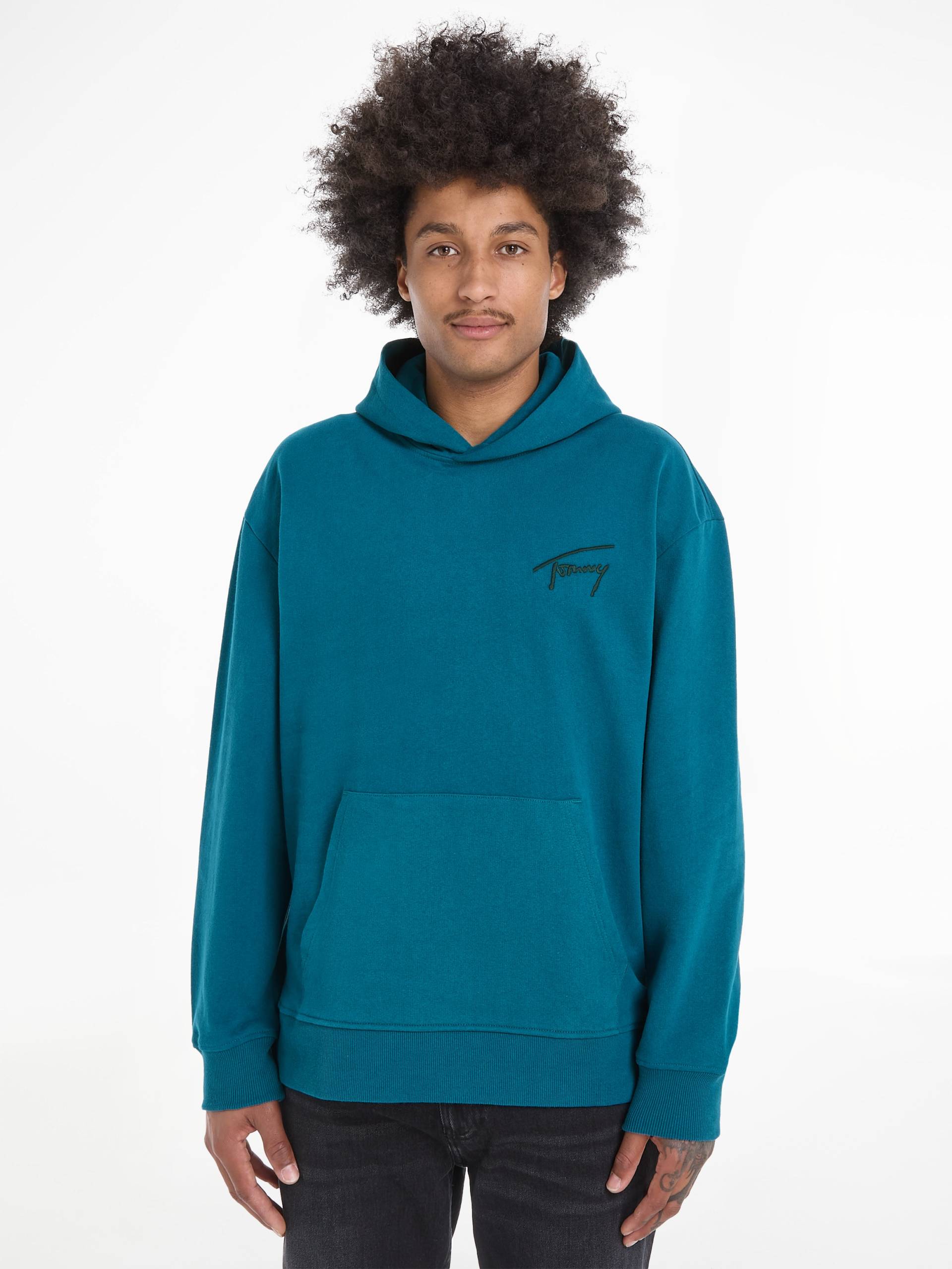 Tommy Jeans Kapuzensweatshirt »TJM RLX SIGNATURE HOODIE EXT«, mit aufgesticktem Signatur-Logo von TOMMY JEANS