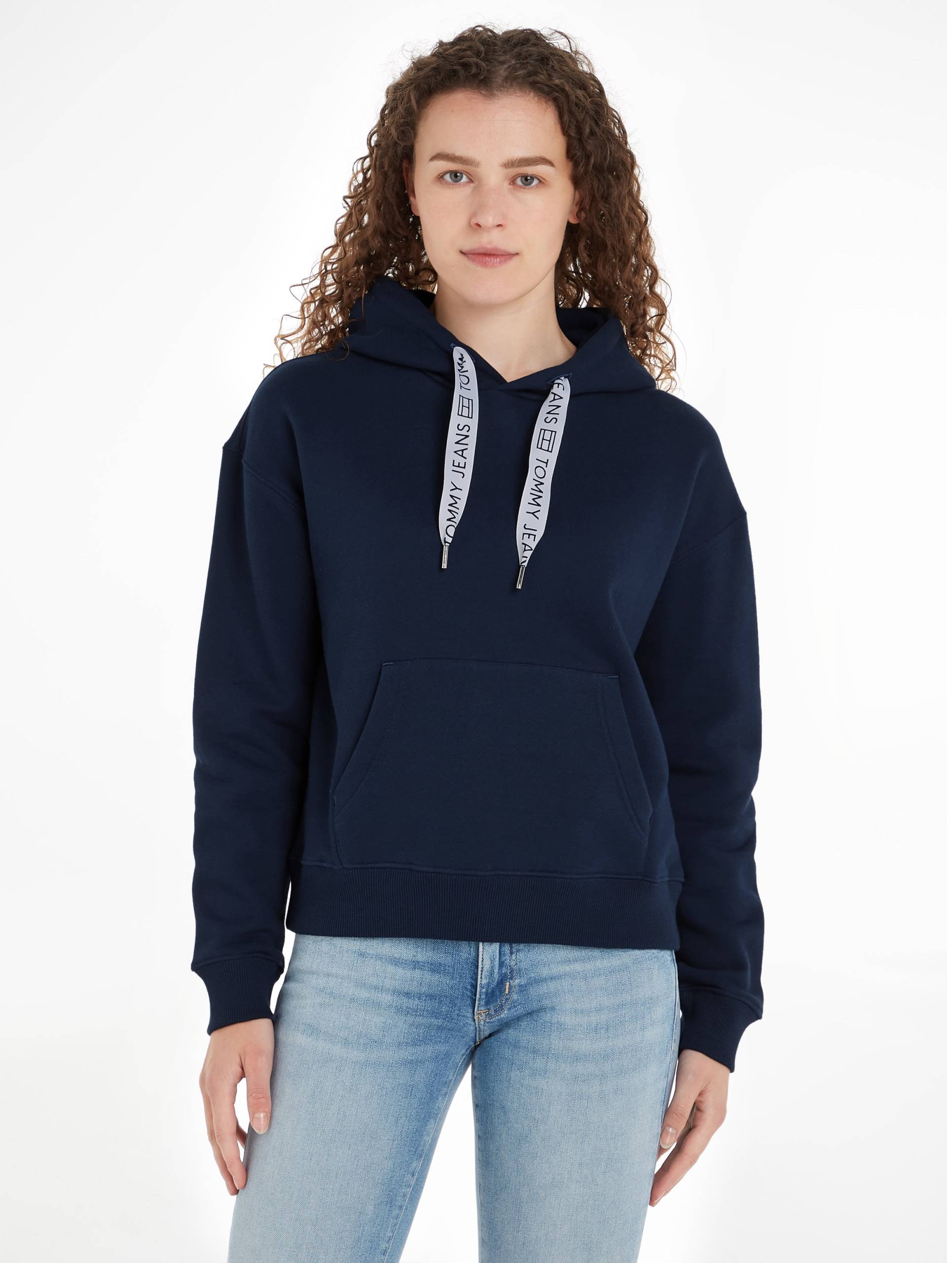 Tommy Jeans Kapuzensweatshirt »TJW BXY LOGO DRAWCORD HOODIE EXT«, mit Kängurutasche von TOMMY JEANS