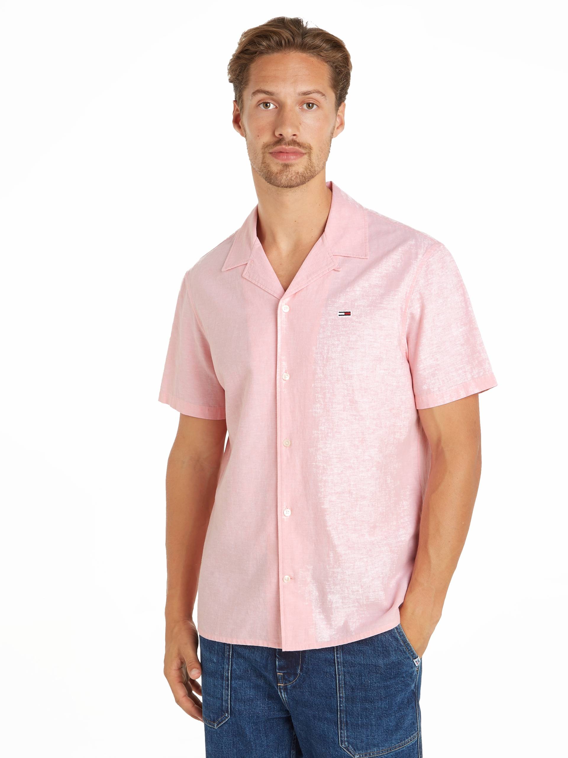 Tommy Jeans Kurzarmhemd »TJM LINEN BLEND CAMP SHIRT EXT« von TOMMY JEANS