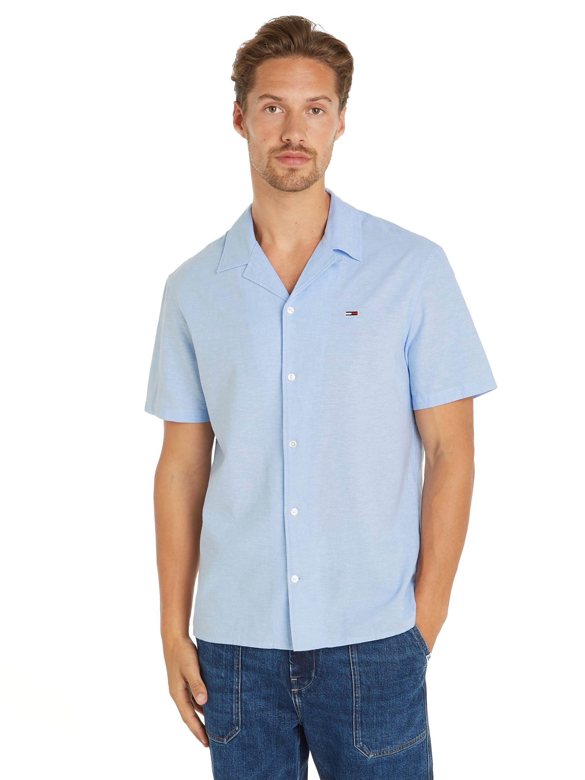 Tommy Jeans Kurzarmhemd »TJM LINEN BLEND CAMP SHIRT EXT« von TOMMY JEANS