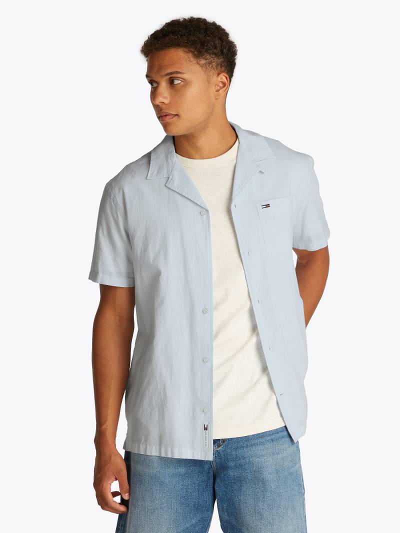 Tommy Jeans Kurzarmhemd »TJM LINEN BLEND CAMP SS EXT«, Mit V-Ausschnitt von TOMMY JEANS