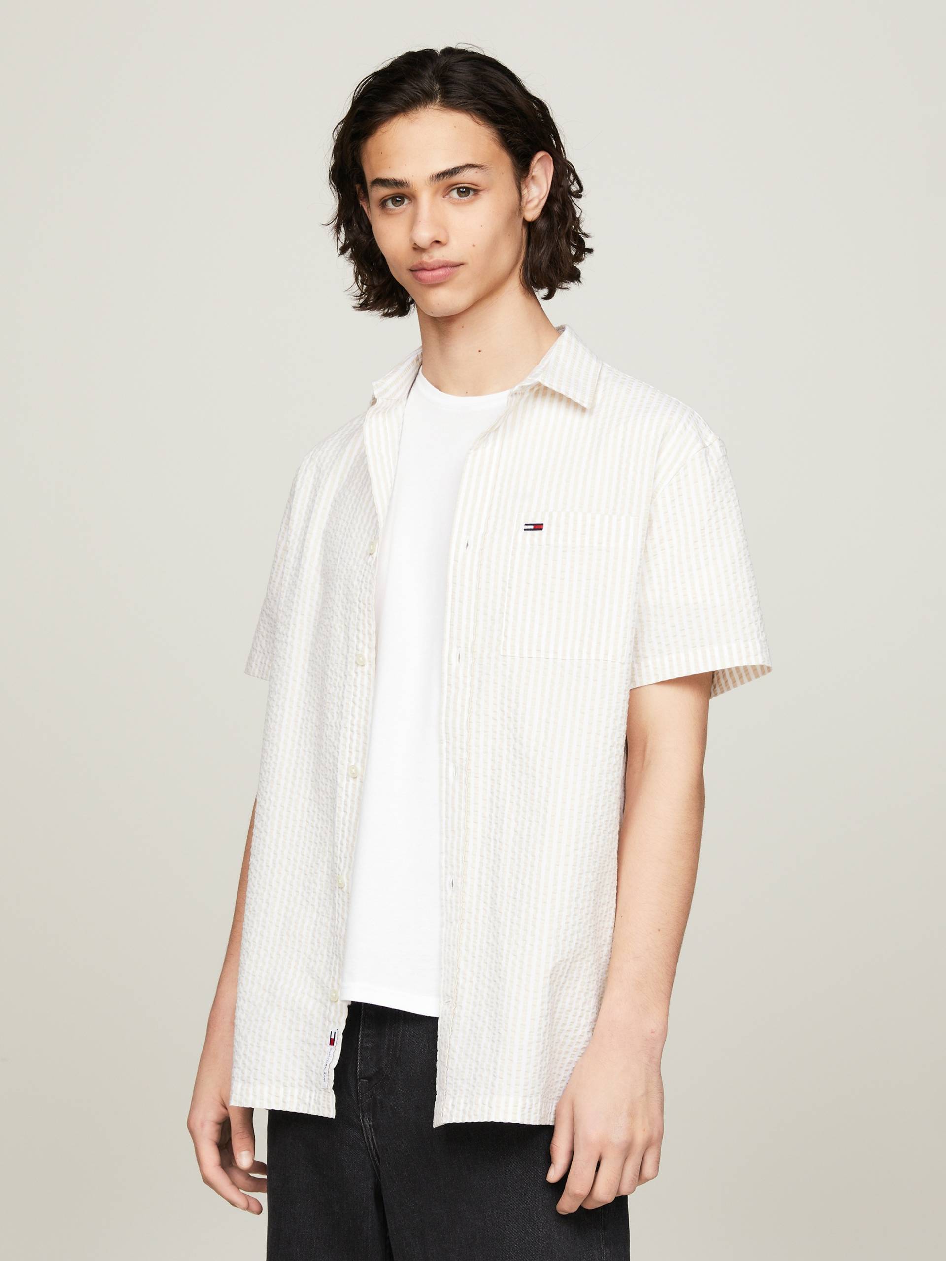 Tommy Jeans Kurzarmhemd »TJM REG STRIPE SEERSUCKER SHIRT« Tommy Jeans Kurzarmhemd »TJM REG STRIPE SEERSUCKER SHIRT« von TOMMY JEANS