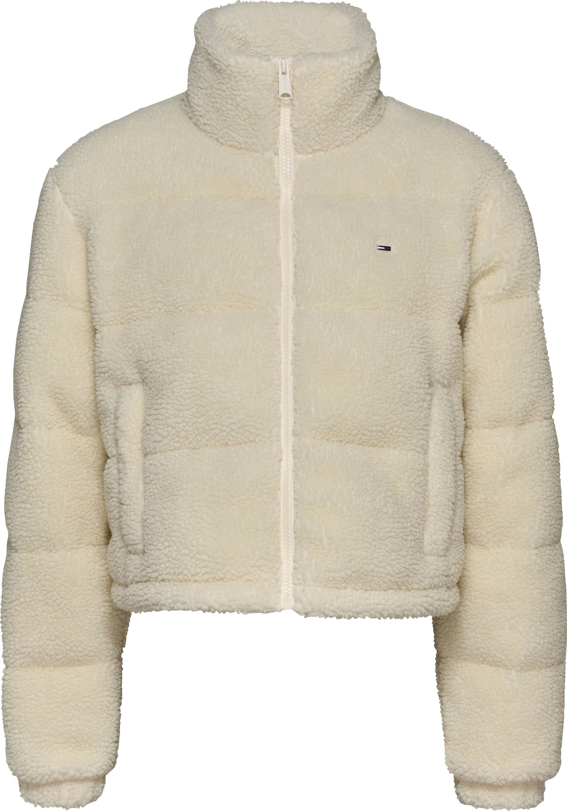 Tommy Jeans Kurzjacke »TJW CRP TEDDY ESSENTIAL PUFFER«, in Cropped Form von TOMMY JEANS