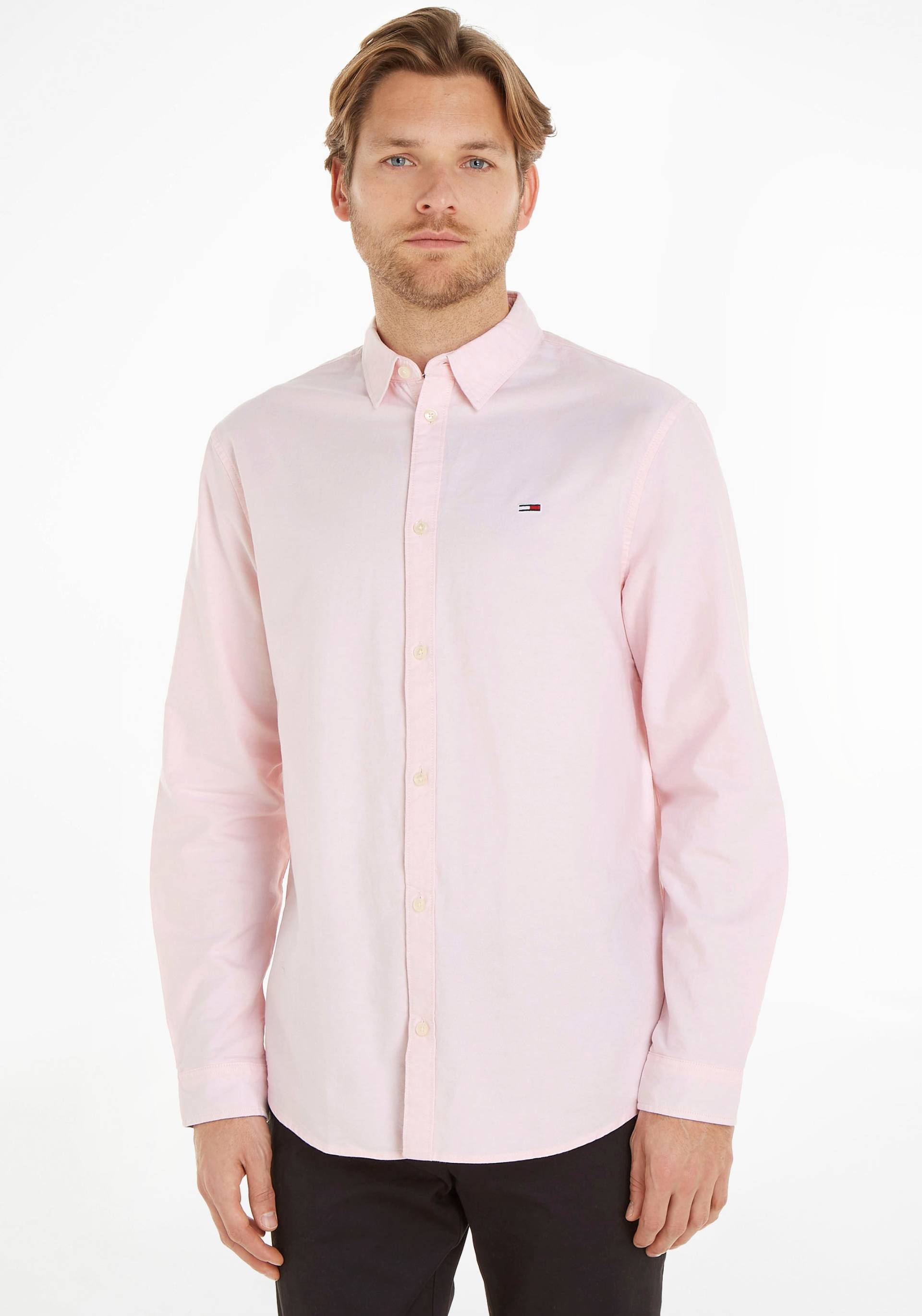 Tommy Jeans Langarmhemd »TJM CLASSIC OXFORD SHIRT«, mit Knopfleiste von TOMMY JEANS