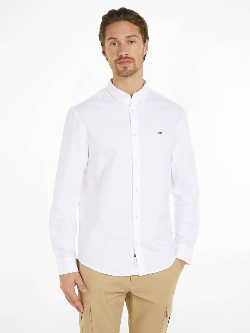 Tommy Jeans Langarmhemd »TJM ENTRY REG OXFORD SHIRT«, mit Logoprägung von TOMMY JEANS