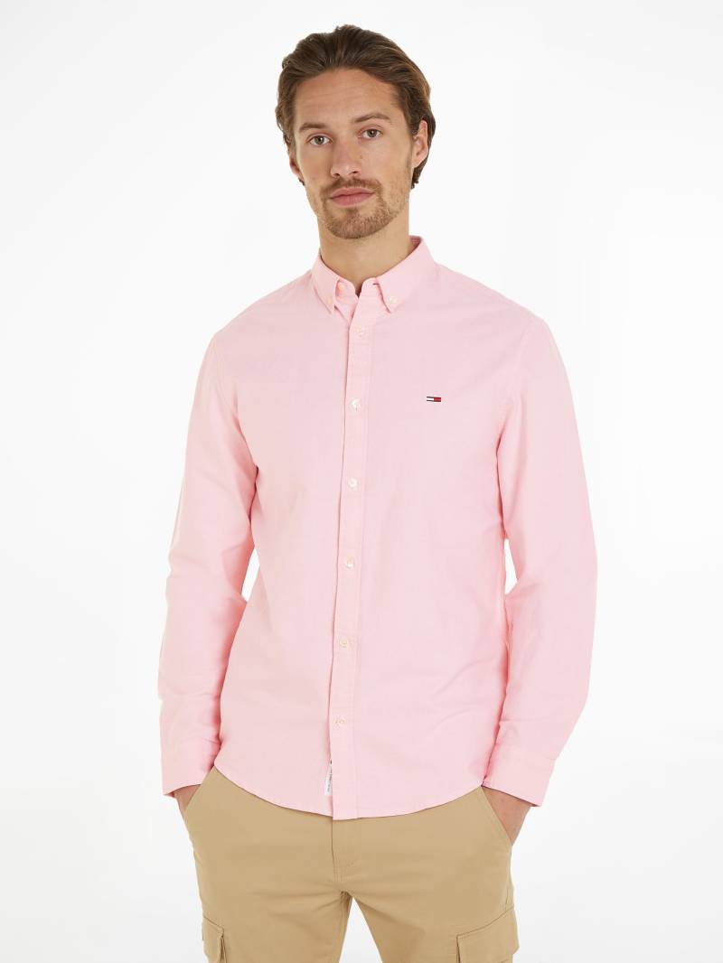 Tommy Jeans Langarmhemd »TJM ENTRY REG OXFORD SHIRT«, mit Logoprägung von TOMMY JEANS