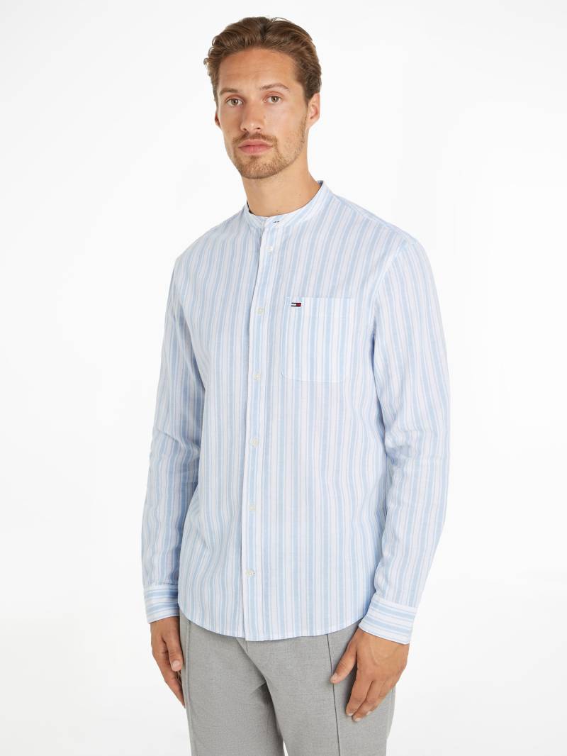 Tommy Jeans Langarmhemd »TJM MAO STRIPE LINEN BLEND SHIRT« von TOMMY JEANS