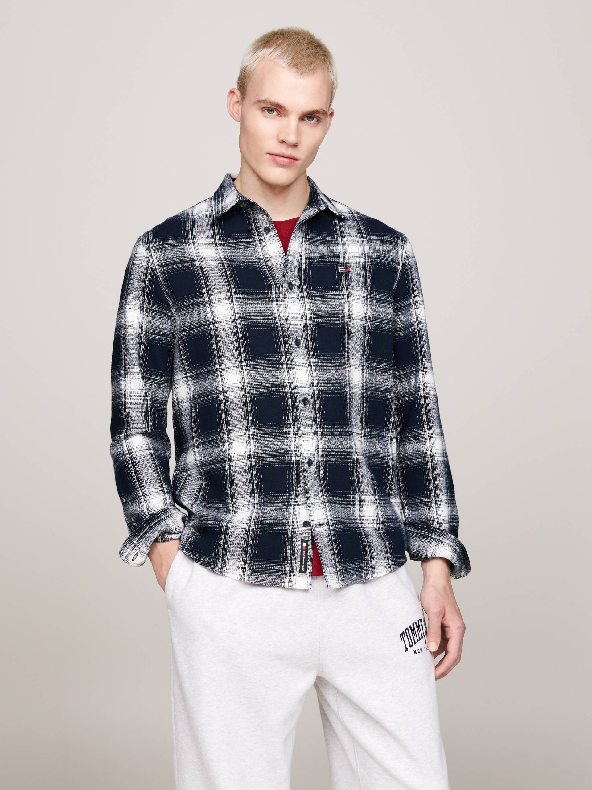 Tommy Jeans Langarmhemd »TJM REG CHECK FLANNEL SHIRT EXT« von TOMMY JEANS