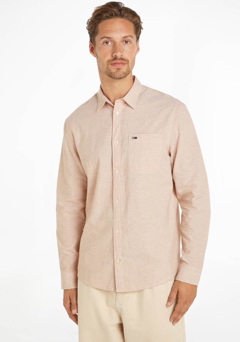 Tommy Jeans Langarmhemd »TJM REG LINEN BLEND SHIRT« von TOMMY JEANS